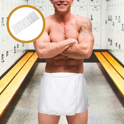 Men soft wearable bath towel - men,