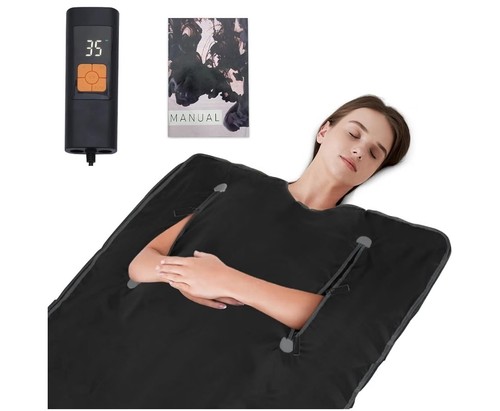 Portable sauna blanket - sauna, with