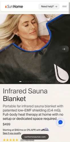 Infrared sauna blanket - -, from